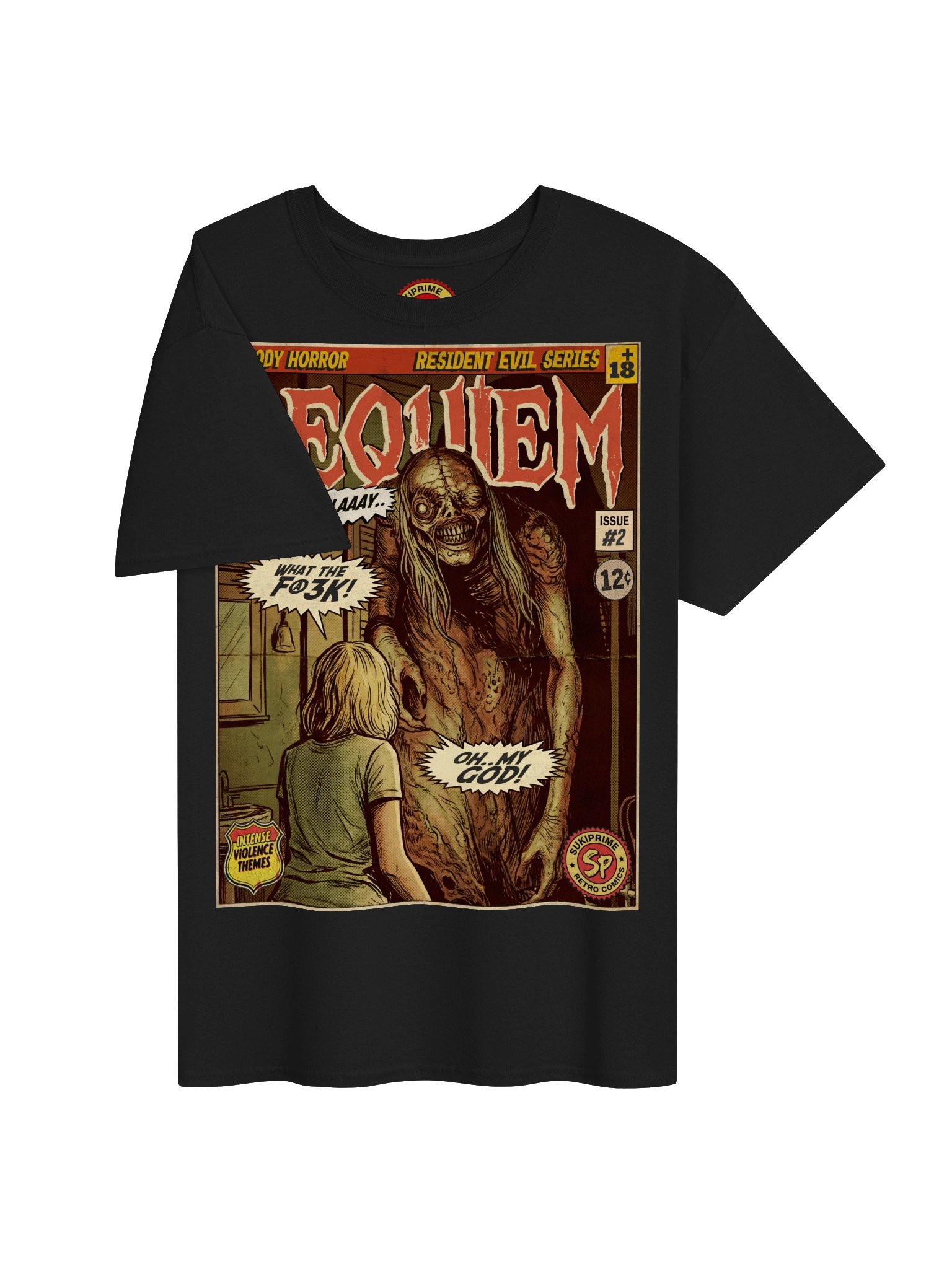 Resident Evil Requiem The Girl Comic Art T-Shirt product image (3)