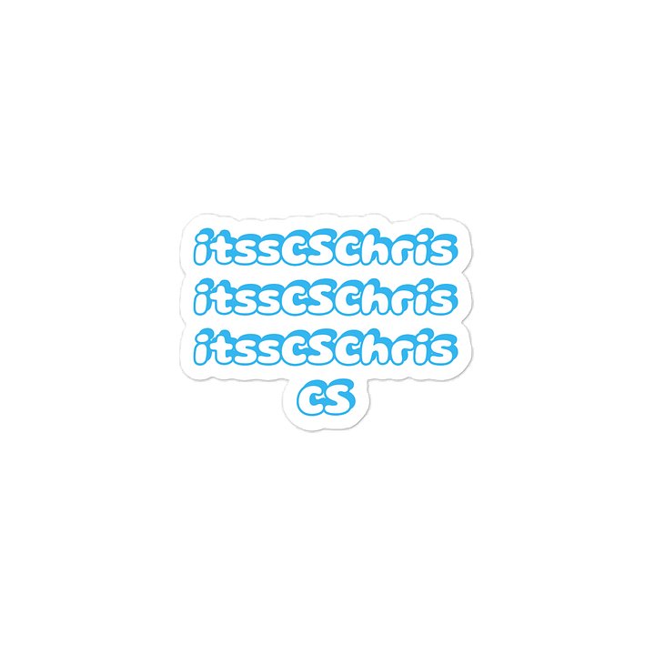itssCSChris itssCSChris itssCSChris CS Sticker product image (1)