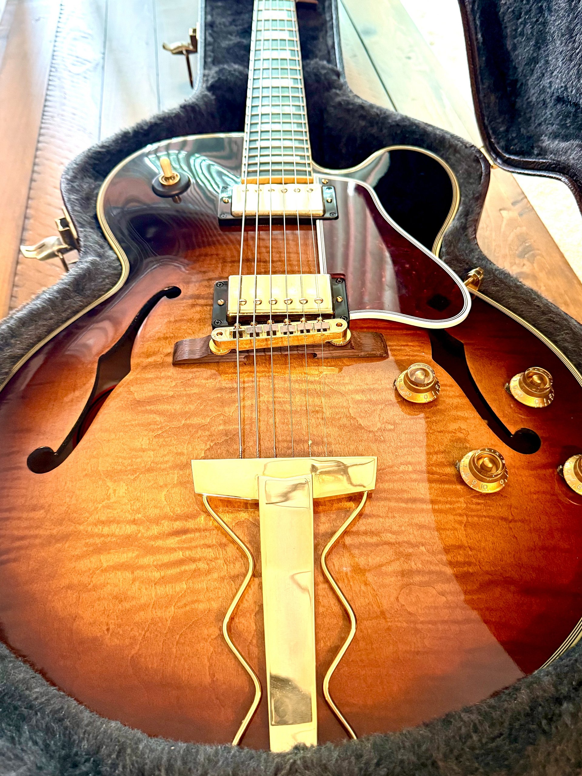 2016 Gibson ES-275F Memphis "FIGURED TOBACCO BURST" + OHSC product image (8)