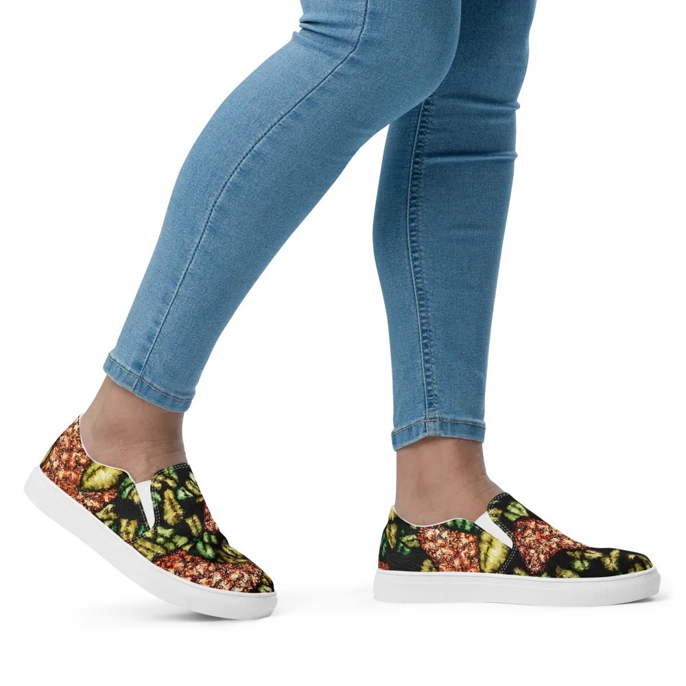 HYDRANGEAS V women's slip-on canvas shoes product image (8)