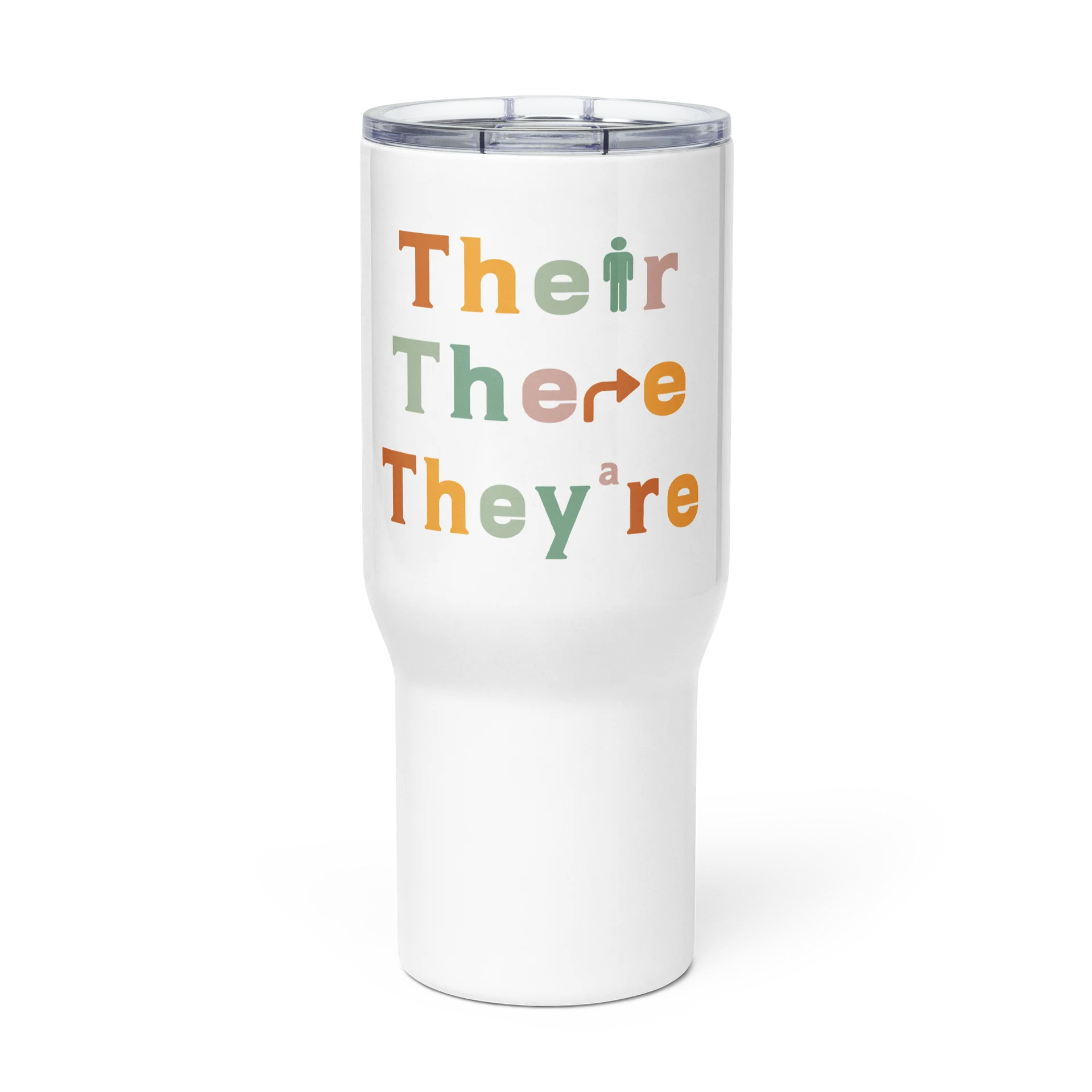 English Teacher Tumbler Their There They’re Travel Mug product image (1)