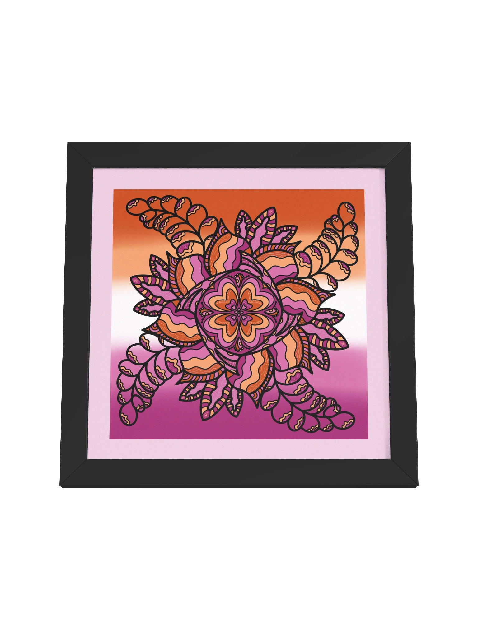 Lesbian Pride! Framed Art Print product image (31)