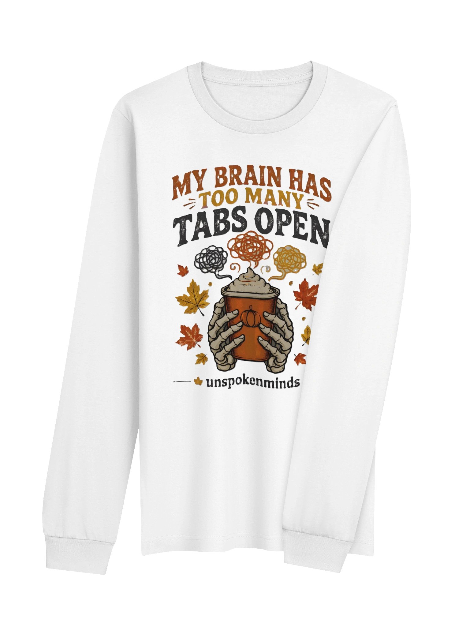 My Brain Has Too Many Tabs Open Long Sleeve Shirt product image (4)