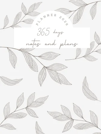 Autumn Print 365 Days Planner product image (1)