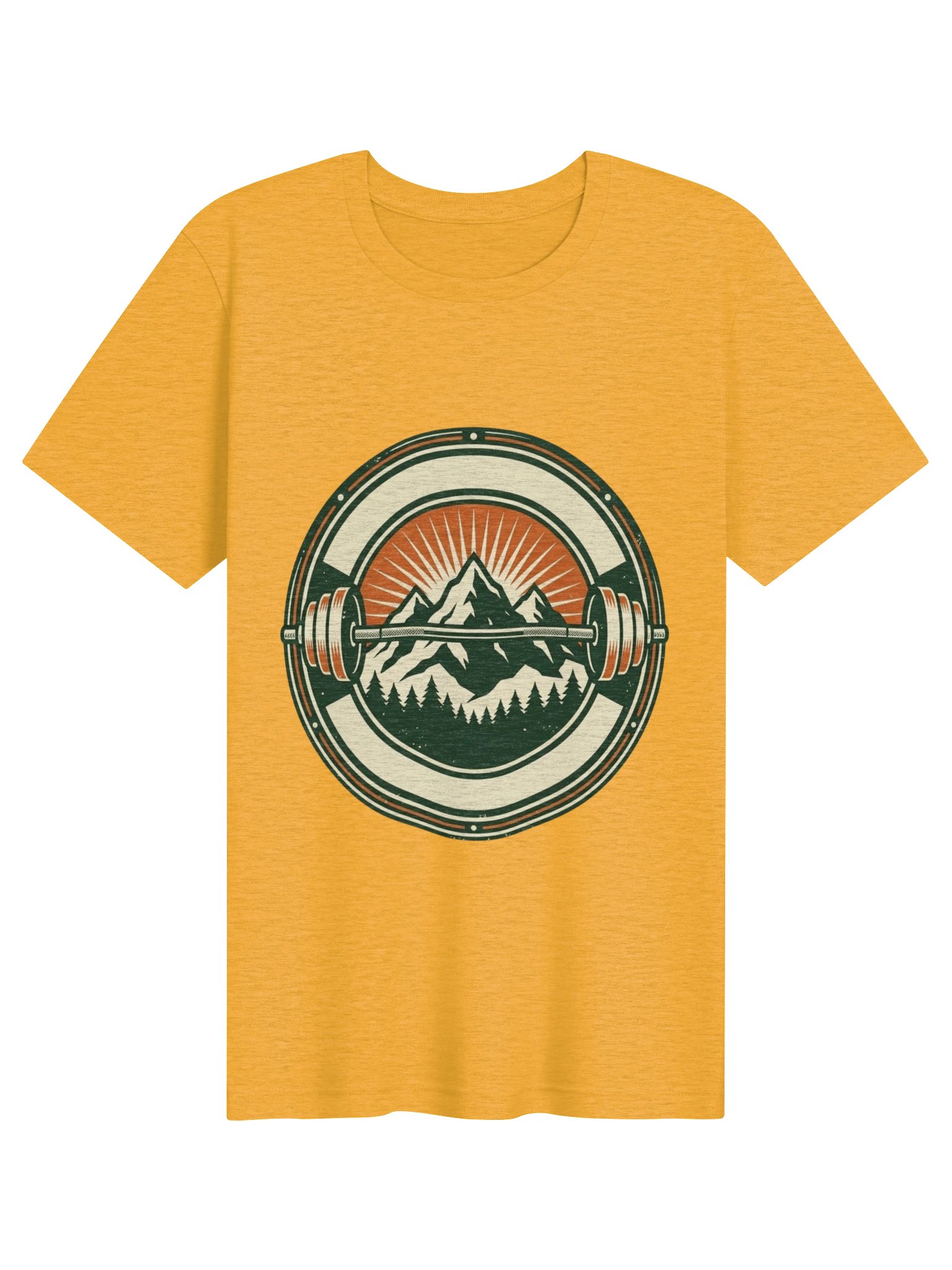 Mountain Strength — Retro Gym Badge product image (1)