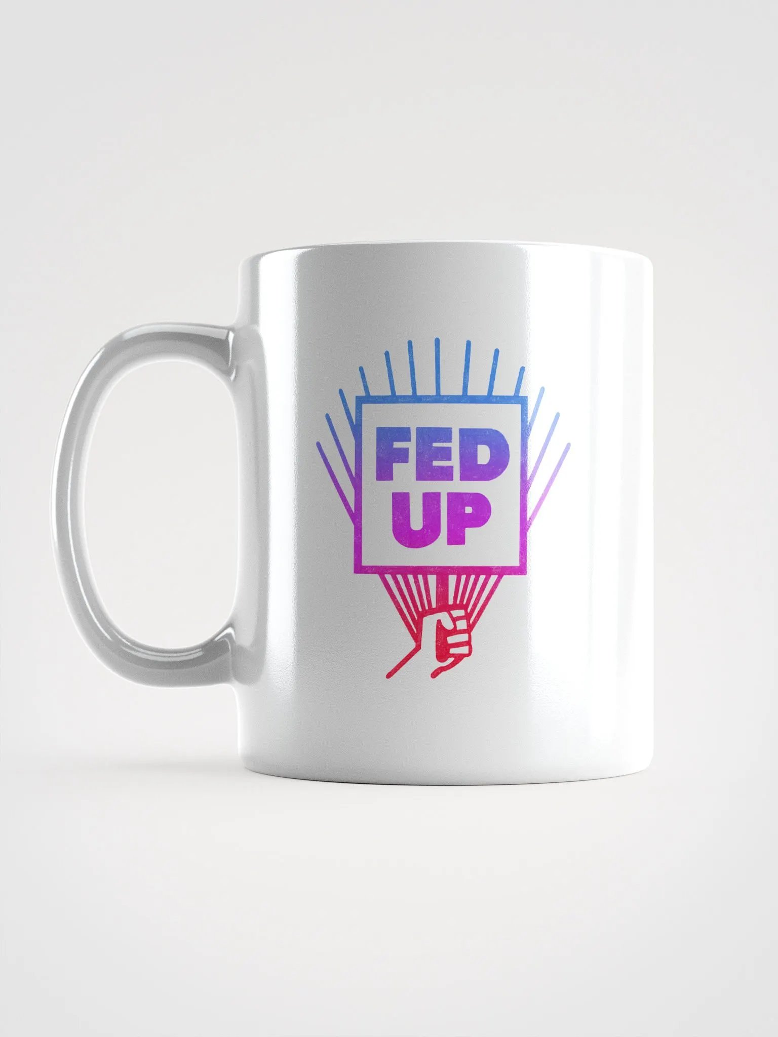 Fed Up White Mug product image (6)