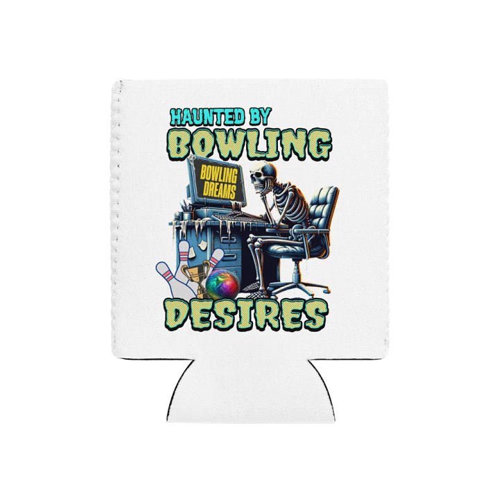 Haunted By Bowling Desires Can Cooler product image (1)