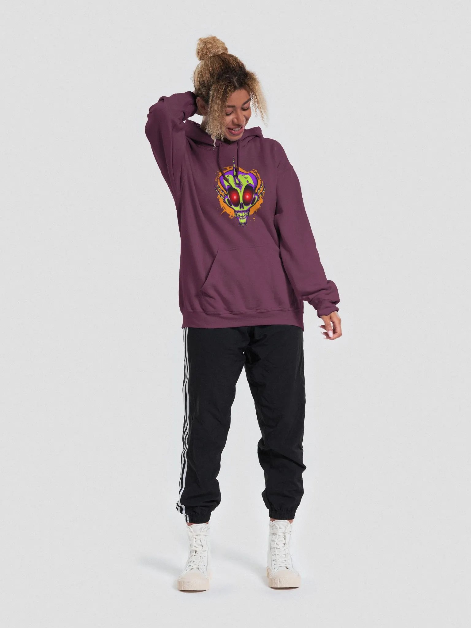 Alien Skull - Spooky Hoodie product image (63)