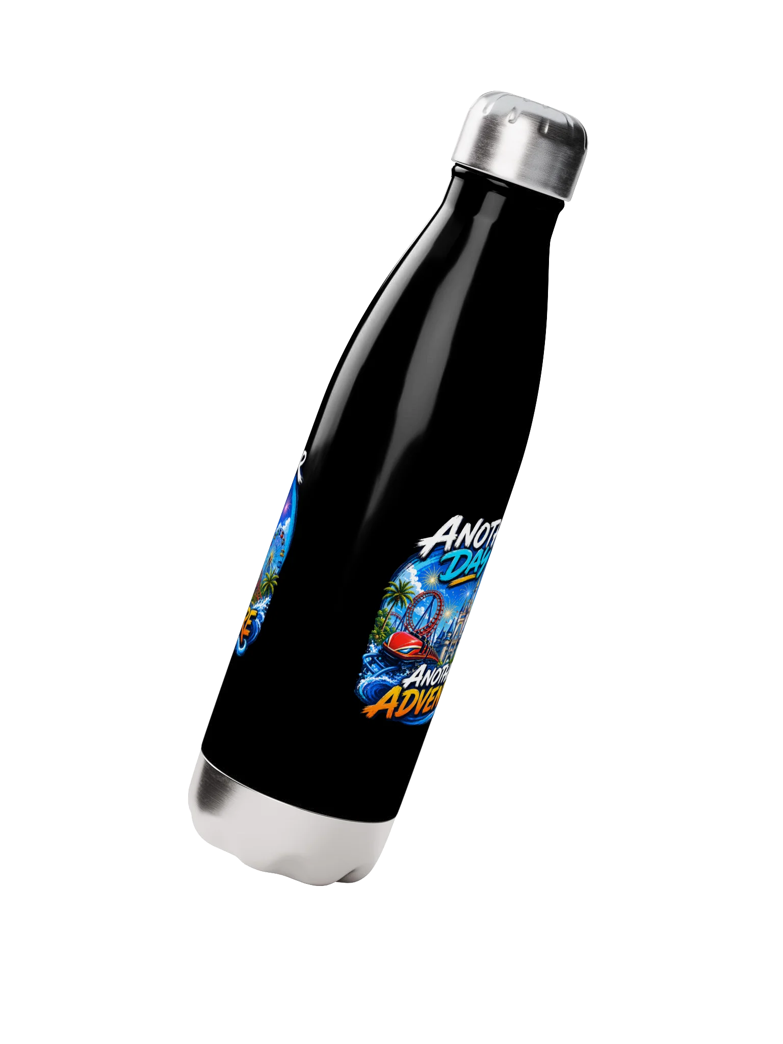 Another Day, Another Adventure Theme Park Stainless Steel Water Bottle product image (2)