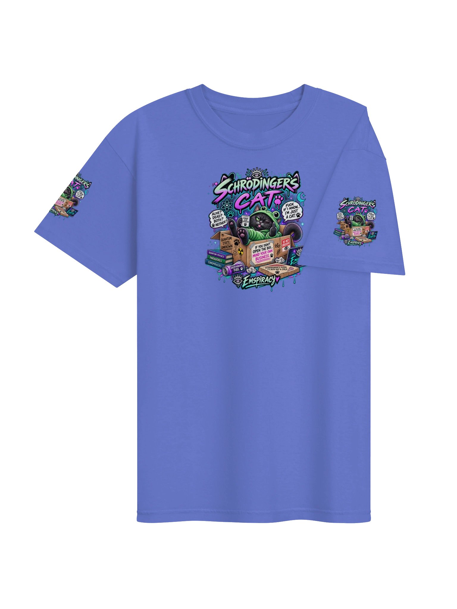 😂💚 SCHRÖDINGER’S CAT FUCK KNOWS… I’M JUST A CAT. 🐈‍⬛🐸 product image (100)