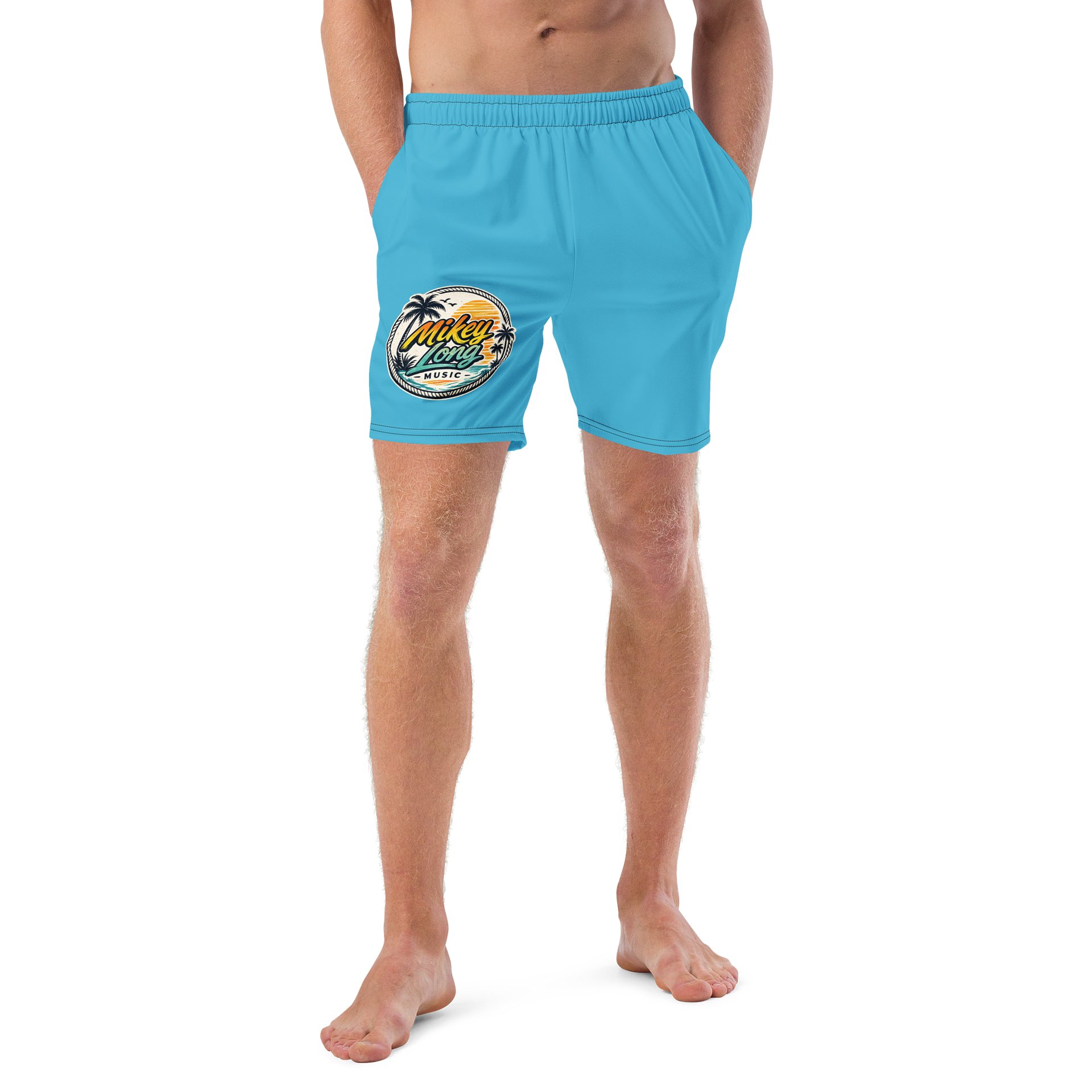 Men's Logo Print Swim Trunks product image (4)