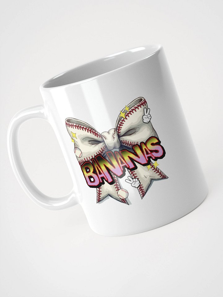 Bananas Bow Baseball Mug product image (2)
