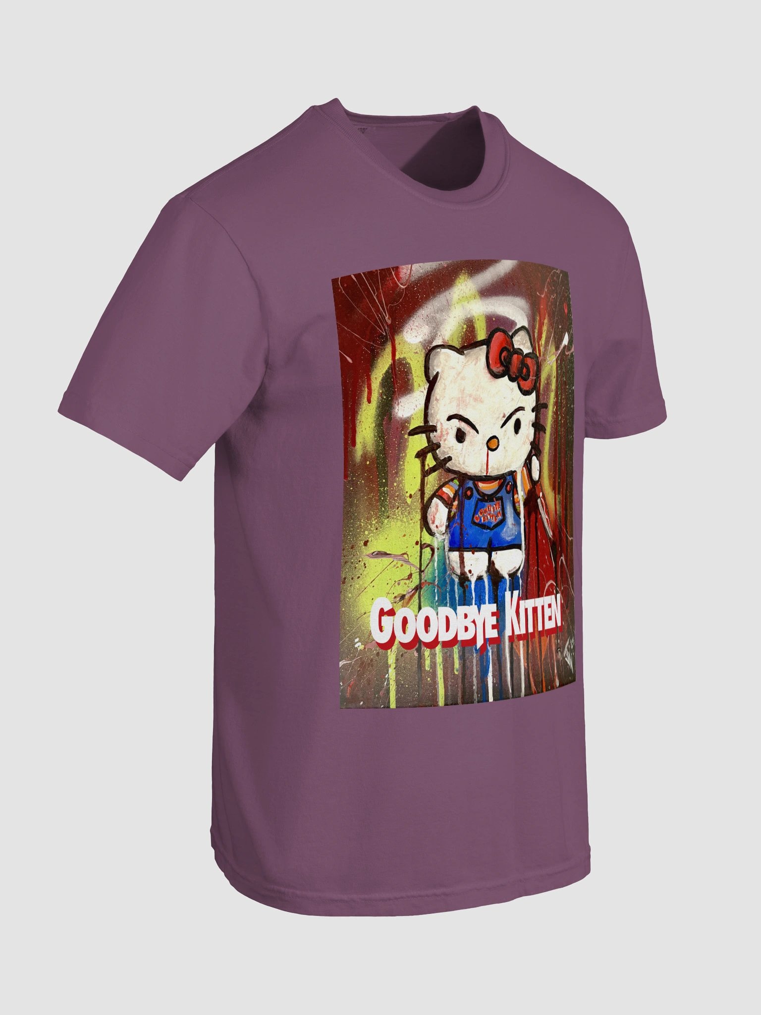 Goodbye Kitten Killer Doll Horror Cotton T-Shirt product image (104)