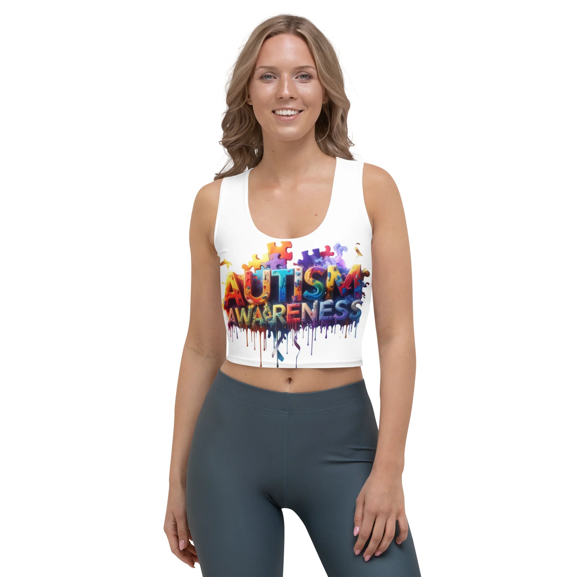 Autism Awareness Women's crop product image (1)
