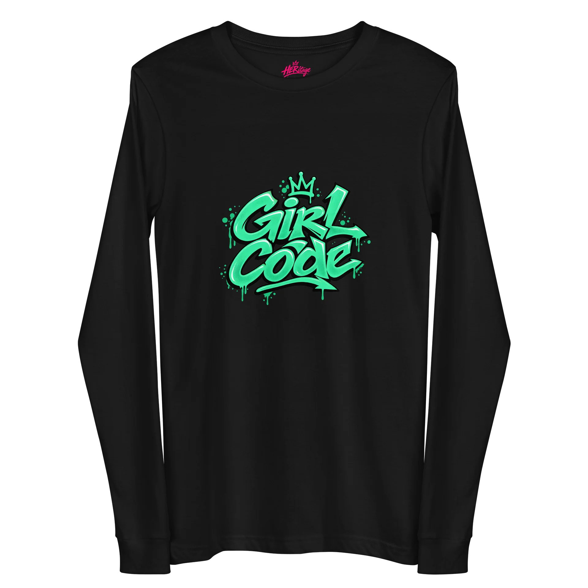 HERitage Girl Code Long Sleeve In Green product image (3)