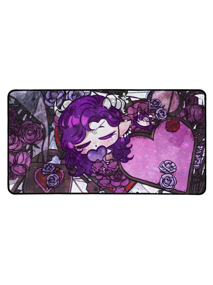Sleepy Lil' Valentine Desk Mat product image (1)