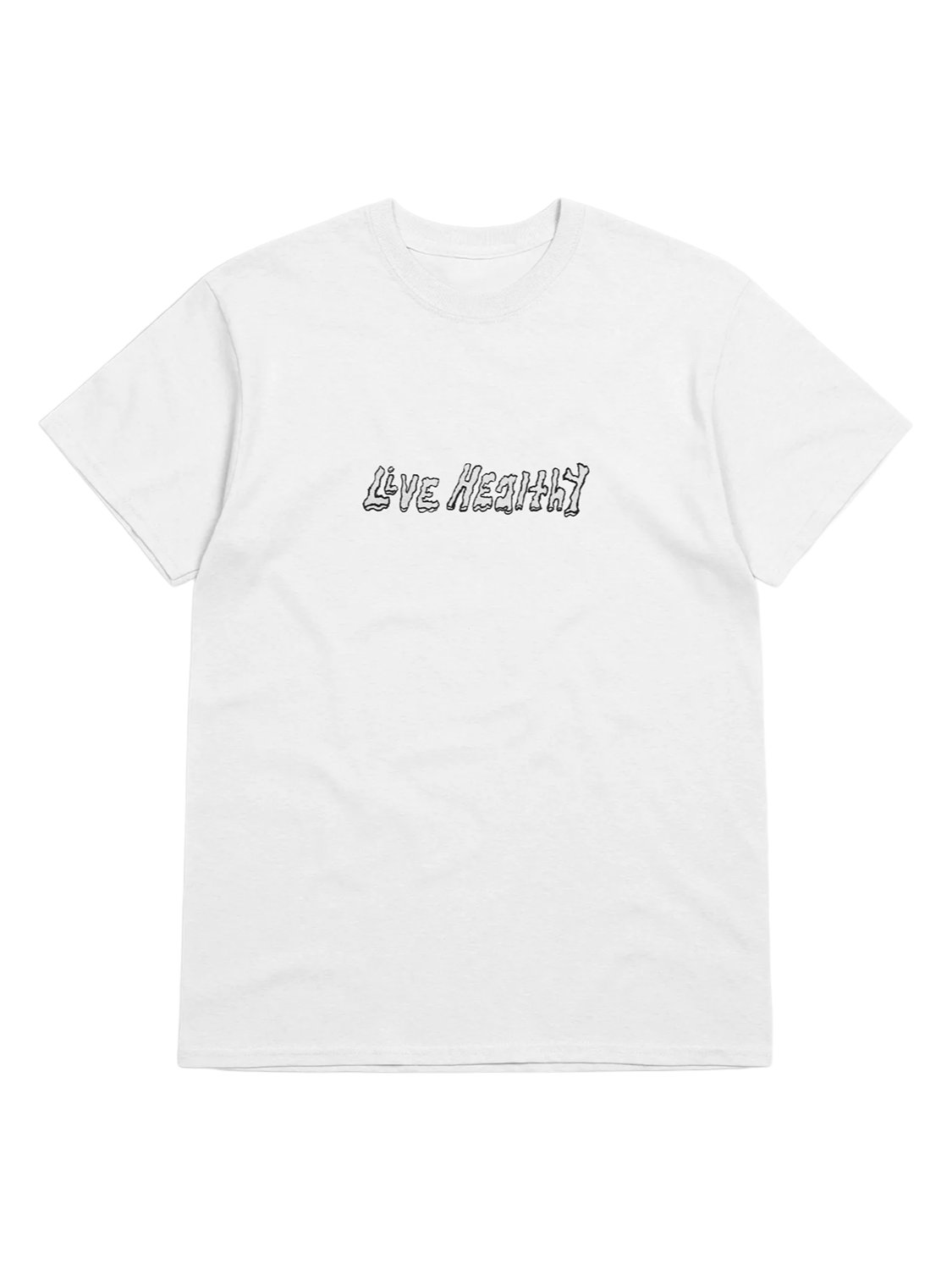 Live Healthy White Tee product image (1)