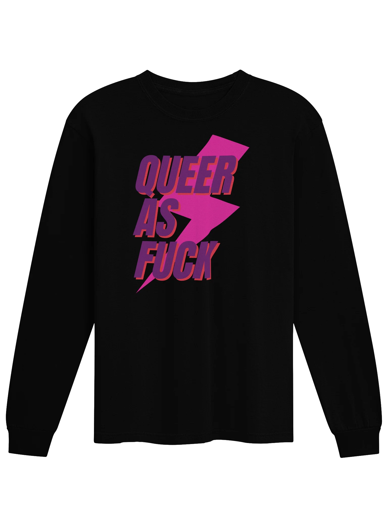 Queer AF long sleeve tee product image (4)