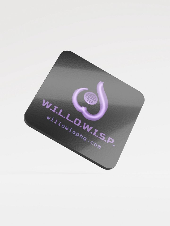 WILLOWISP Super Cork Coaster (black) product image (1)