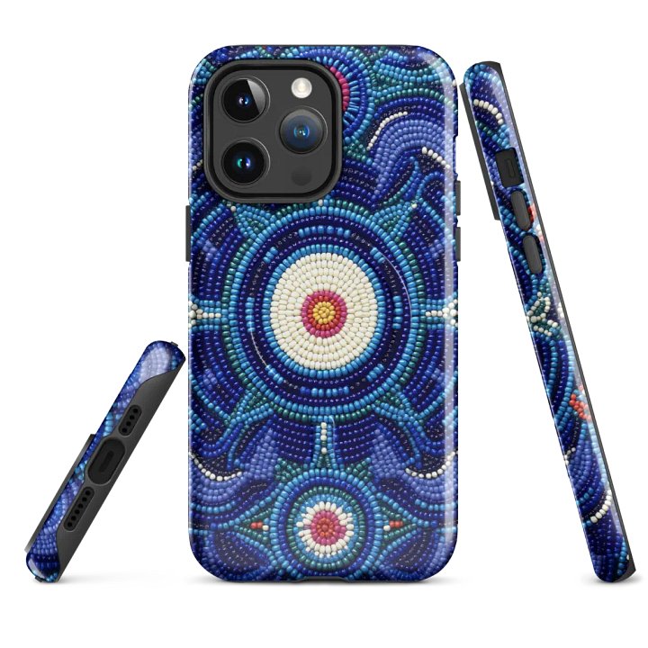 Spirit of the Blue Faux-Beads iPhone® Tough Case product image (4)