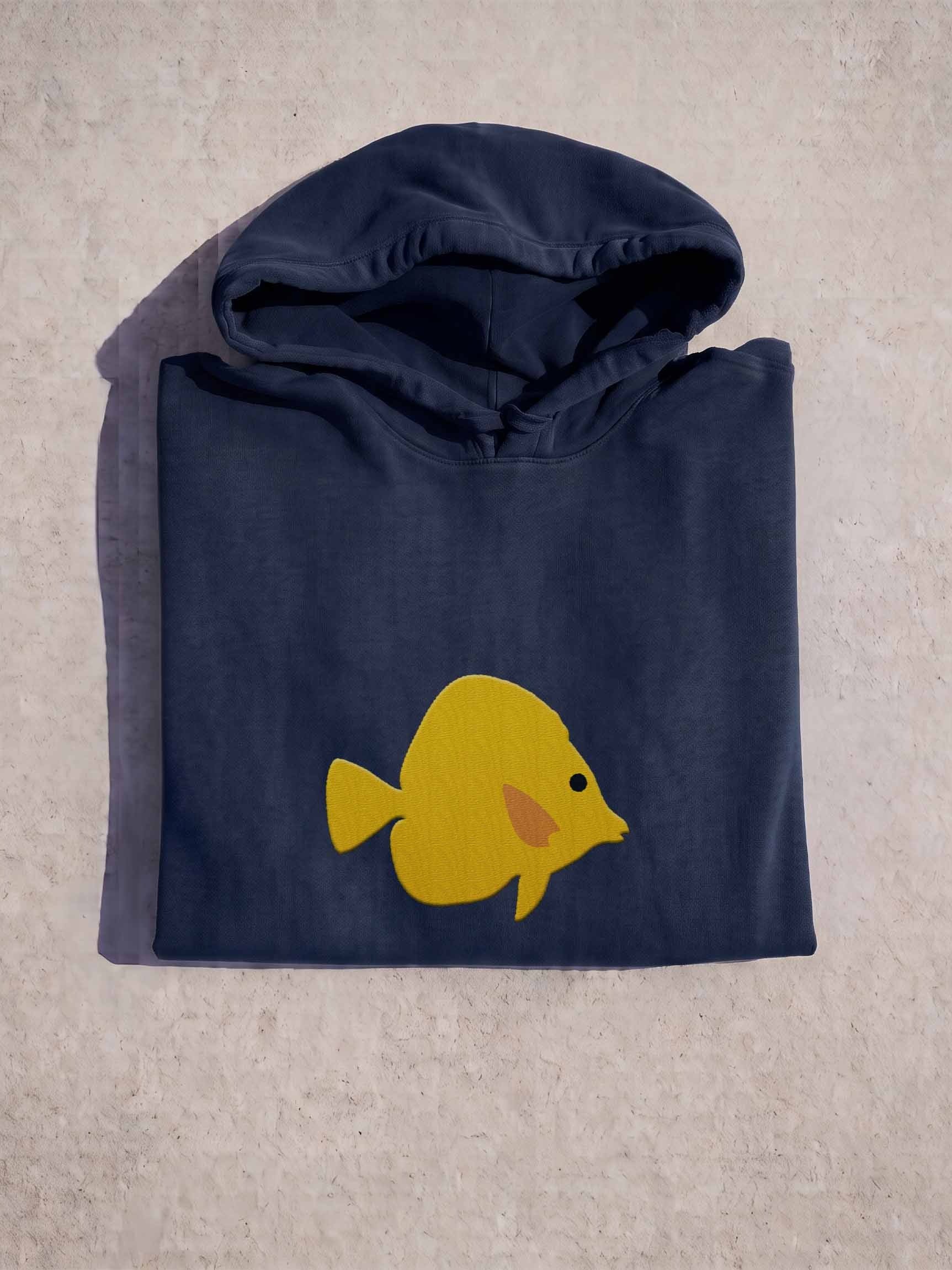 Yellow Tang Premium Hooded Sweatshirt (Embroidered) for Reef and Marine Aquarium Lovers product image (1)