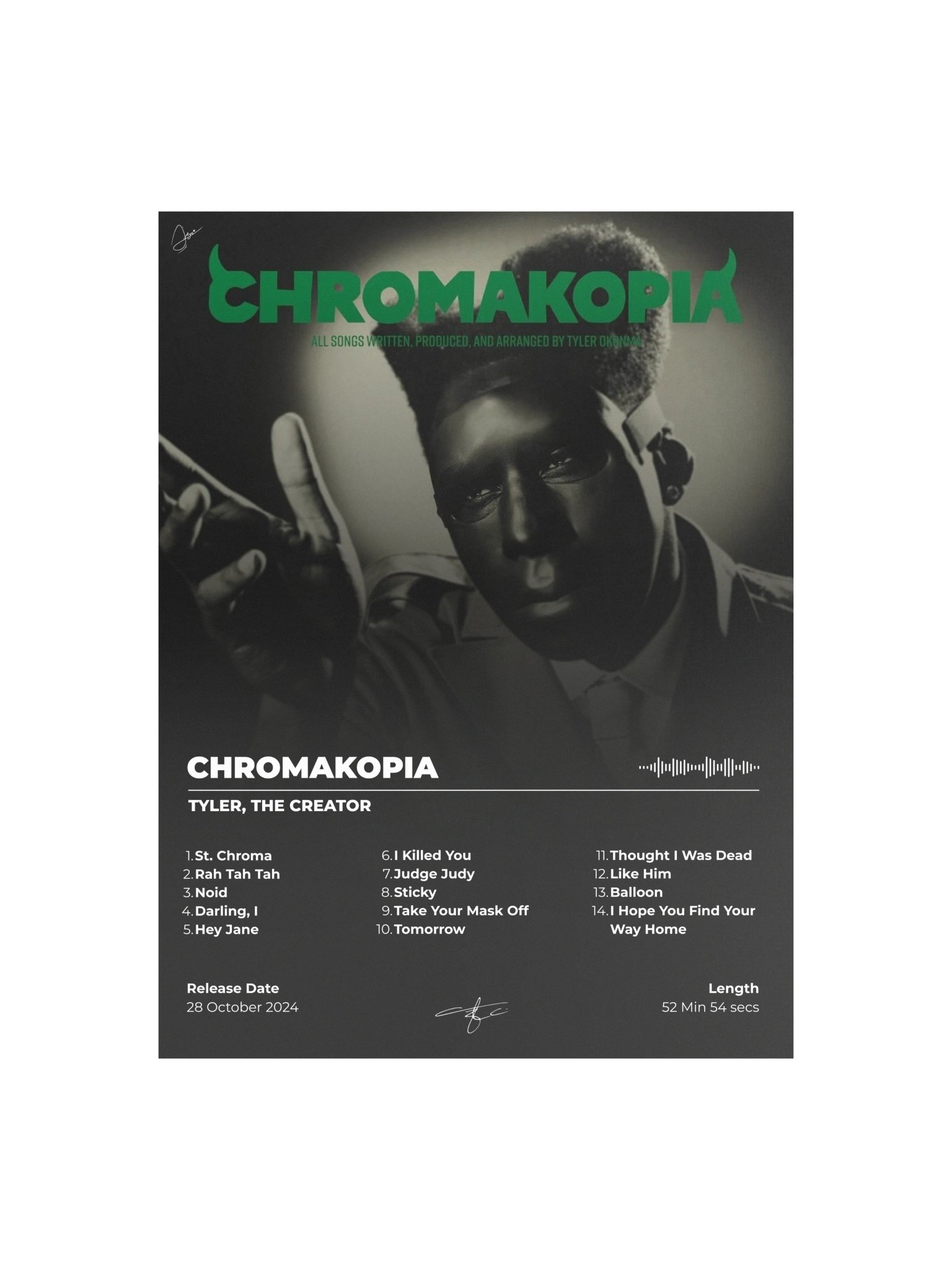 CHROMAKOPIA Tyler, The Creator Poster product image (1)