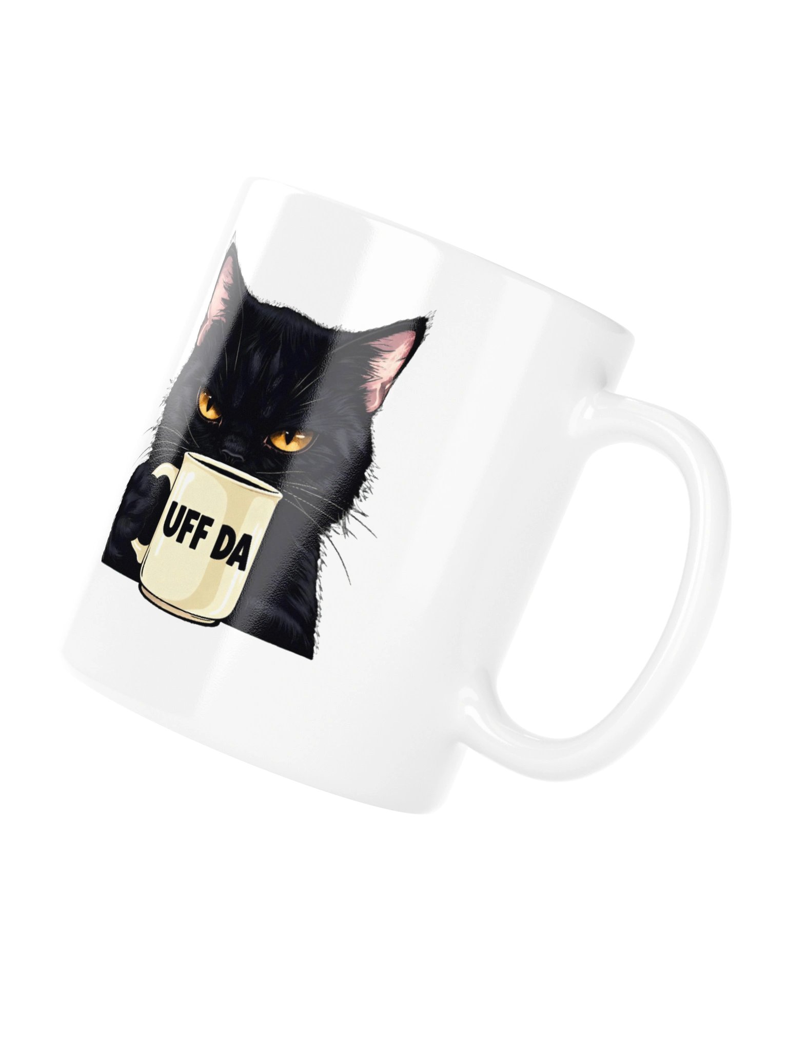 UFF DA Black Cat Mug product image (10)