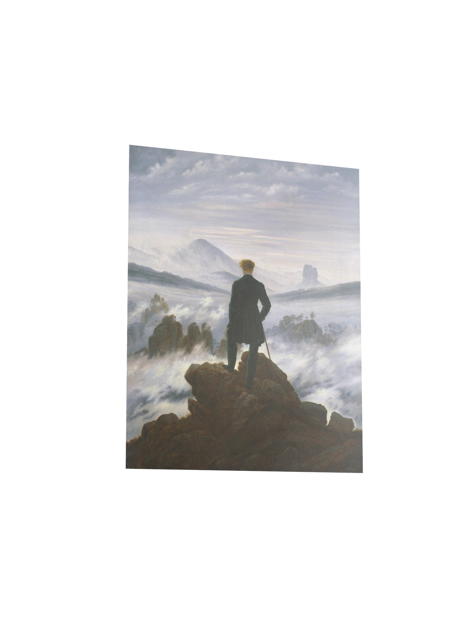 Friedrich, Wanderer above the Sea of Fog — Fine-Art Poster product image (4)