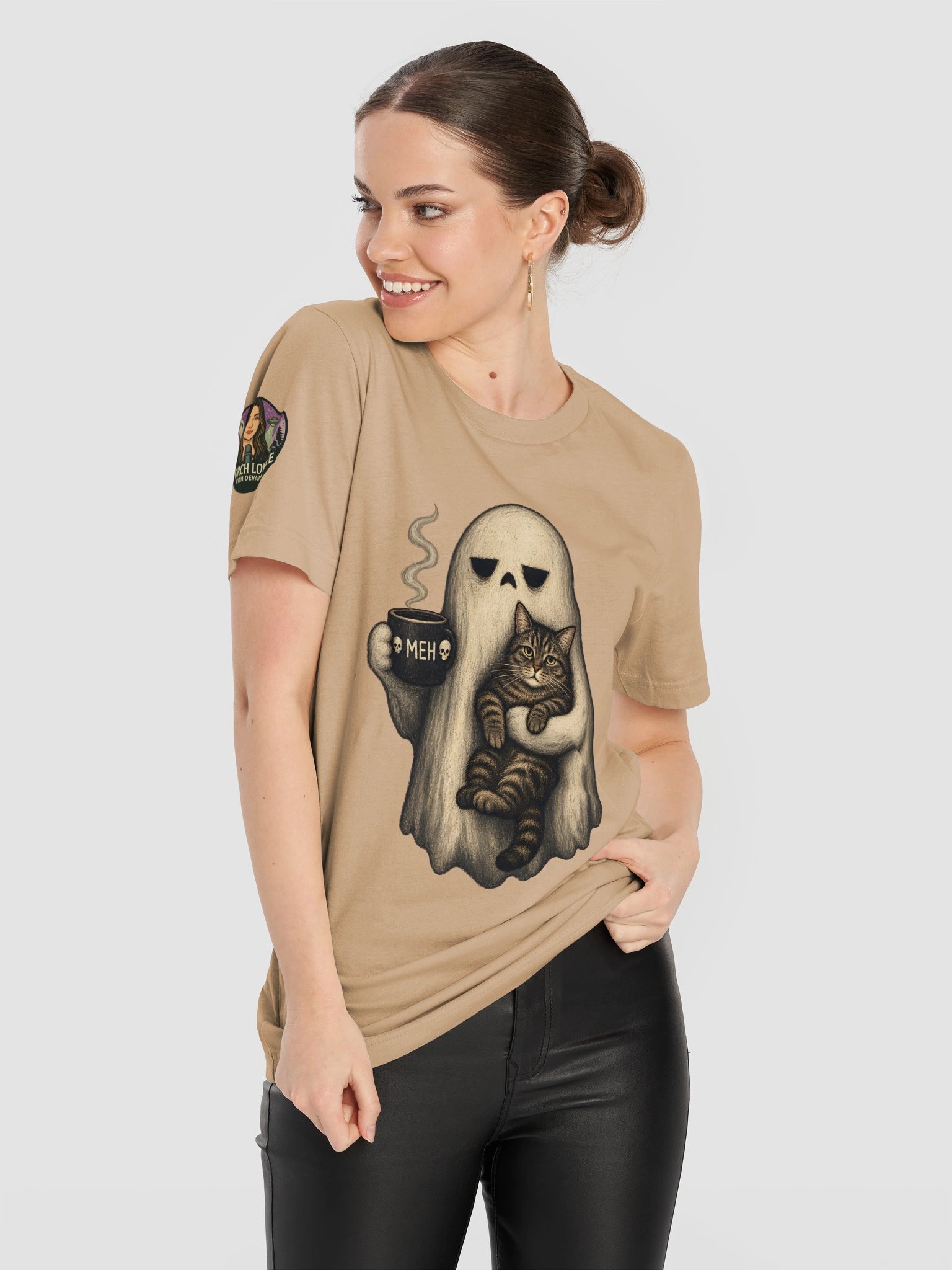 LIMITED EDITION-HALLOWEEN *MORNINGS WITH MERLIN* SOFT T-SHIRT product image (1)