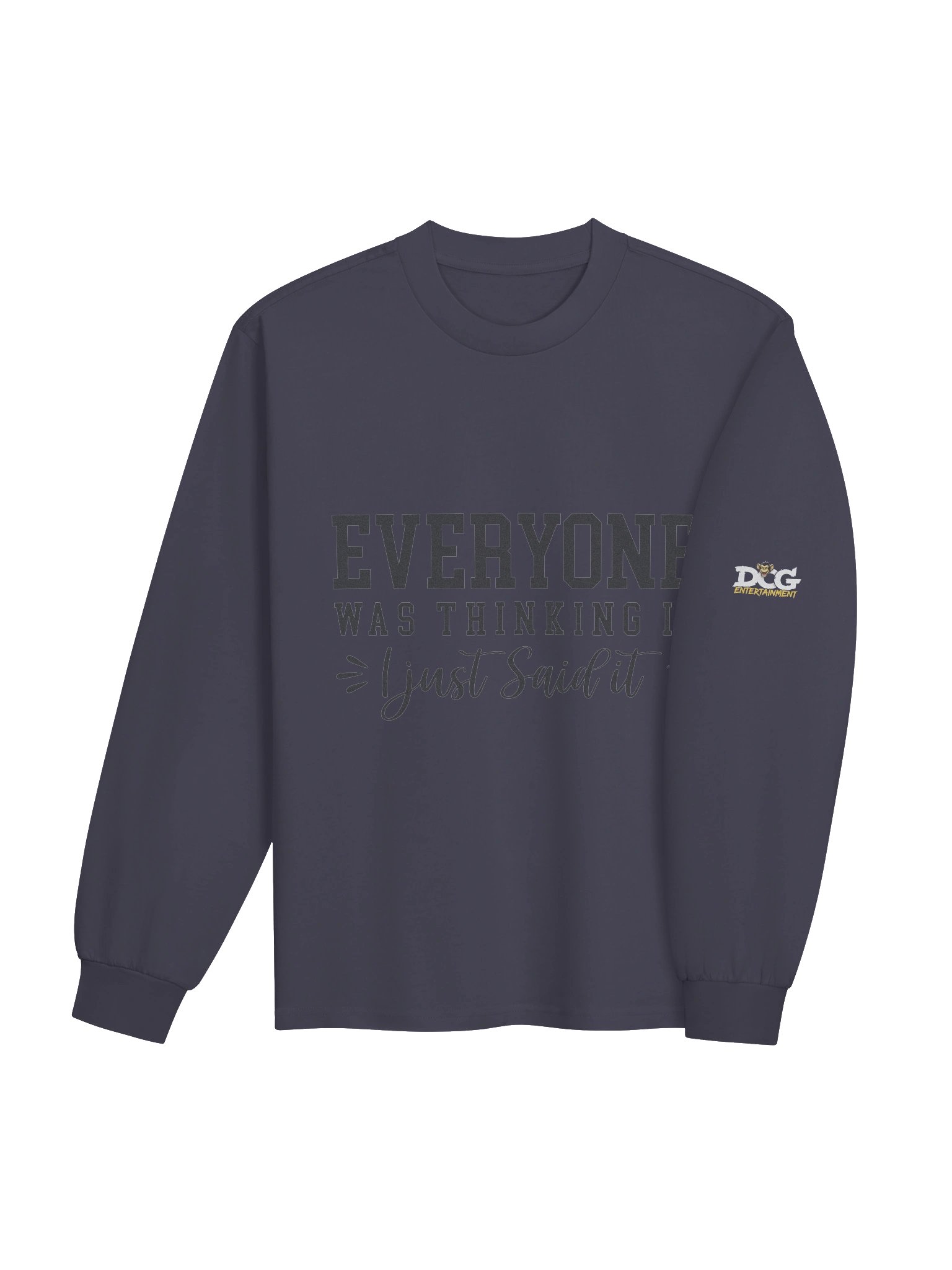 Say-It Attitude Logo Long Sleeve Shirt product image (16)