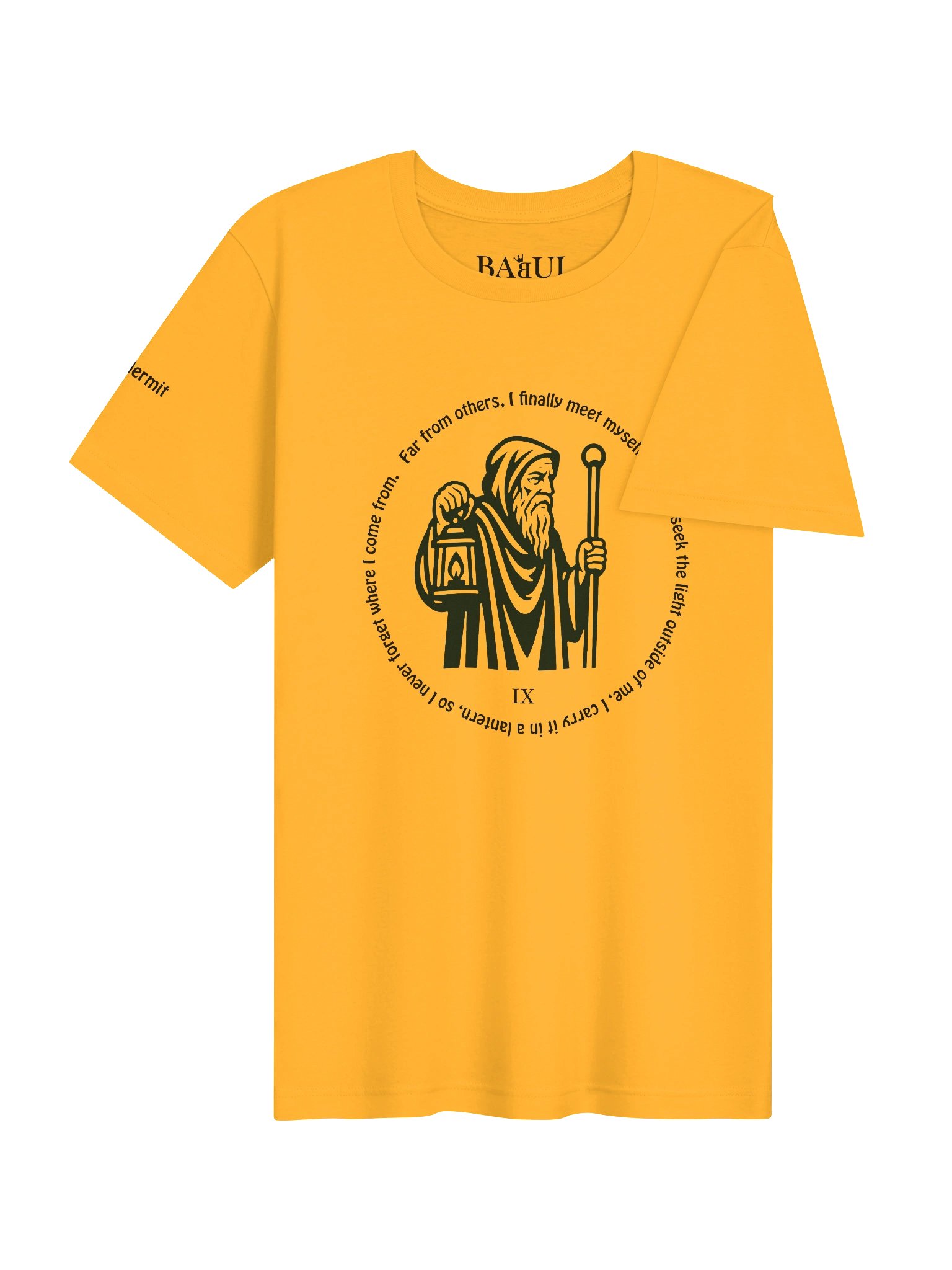 The Hermit - ArcanaPop T-Shirt – Where Tarot Magic Meets Pop Art product image (5)
