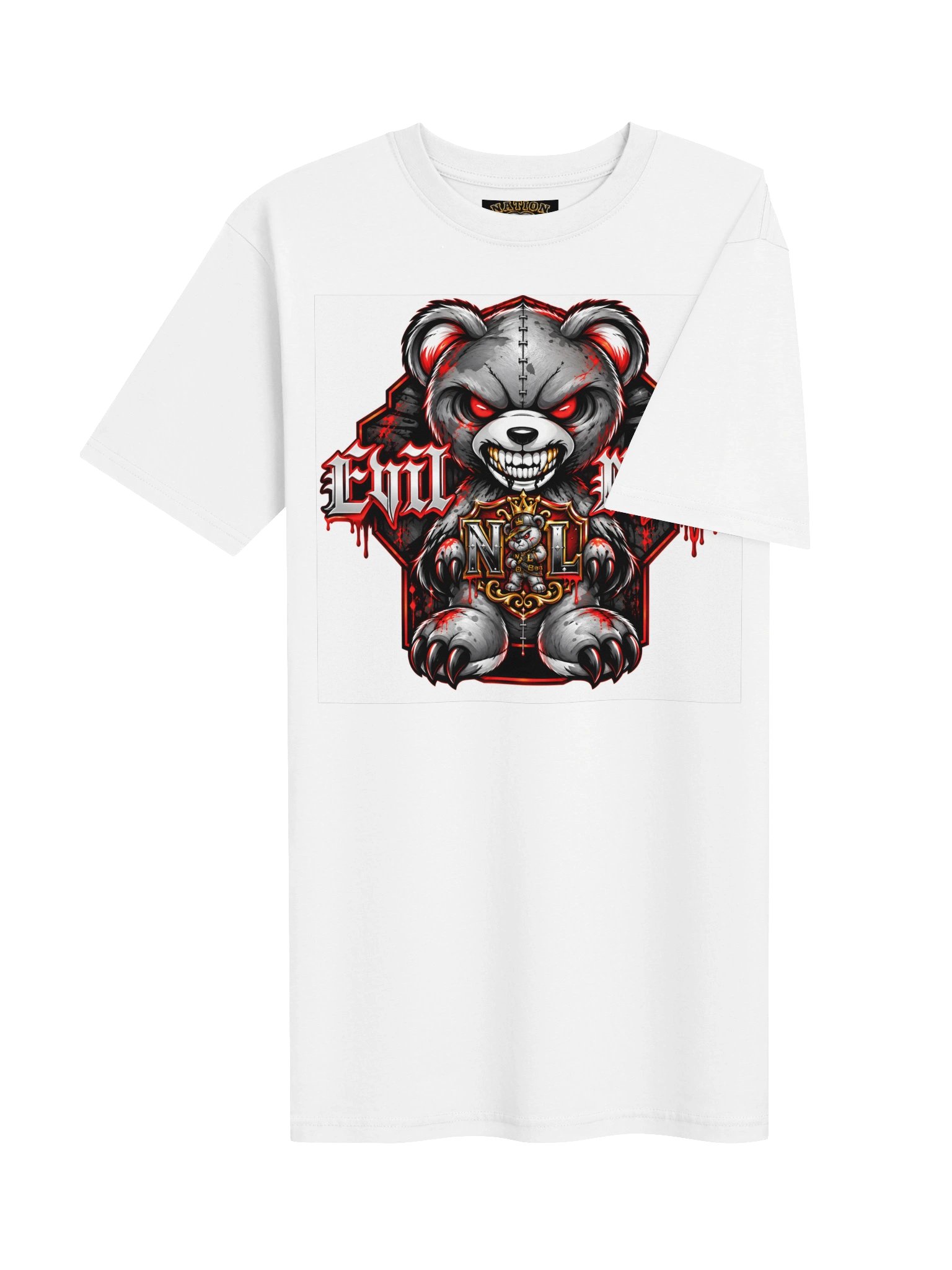 Gothic Bear Mascot Graphic Tee product image (4)