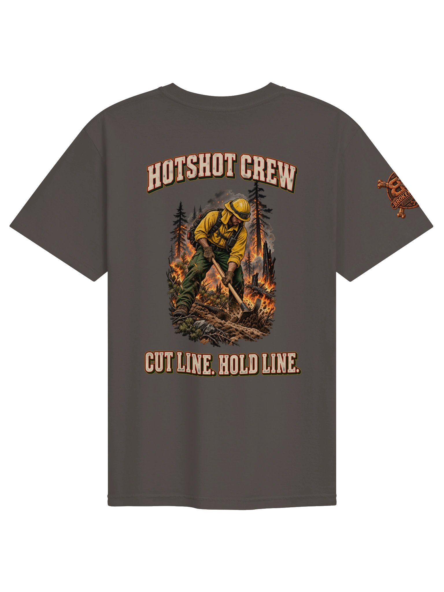 Wildland Firefighter Shirt — Hotshot Crew Tee | Flat Out Broken™ product image (5)