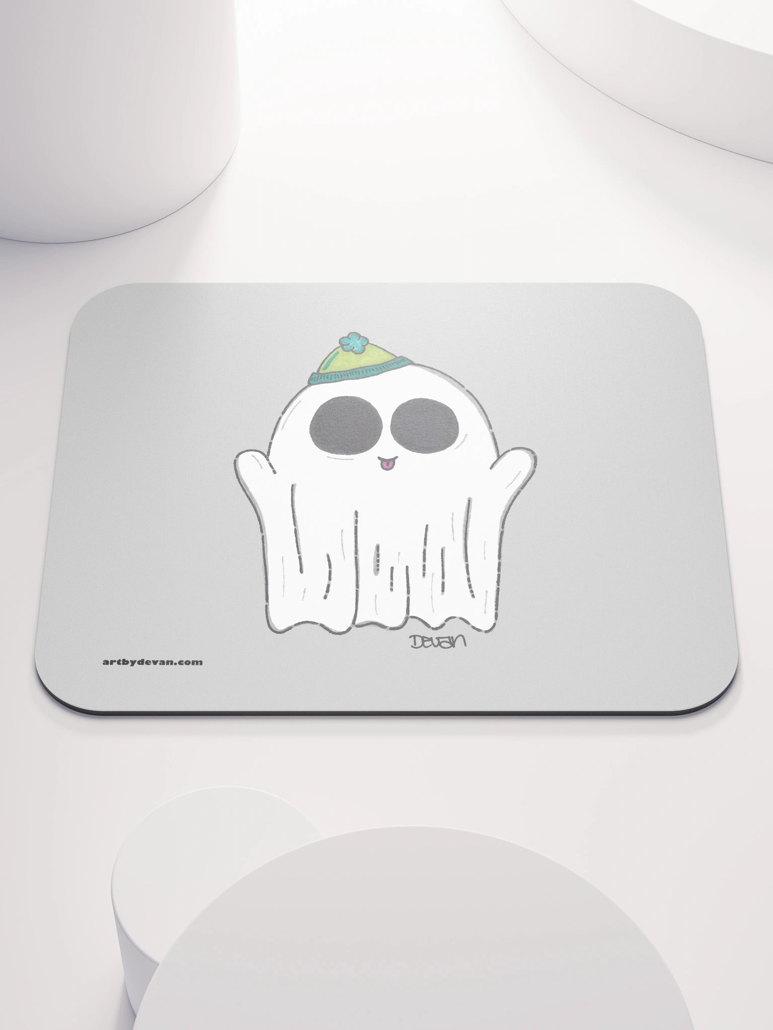 Silly Ghost Mousepad product image (1)