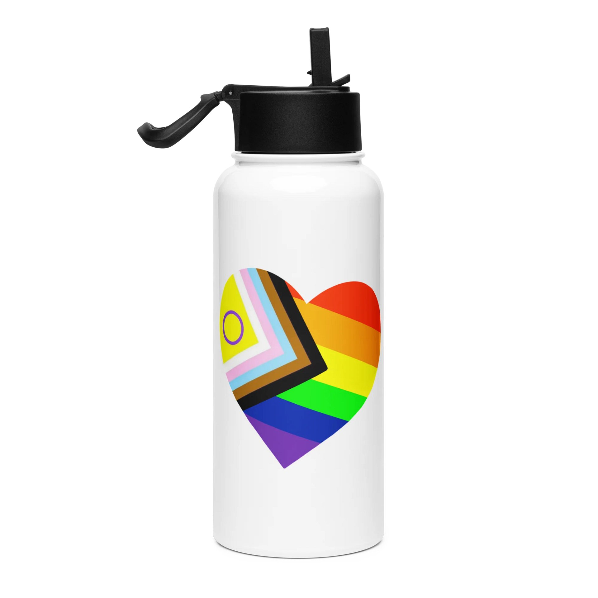 Pride Heart Water Bottle product image (1)