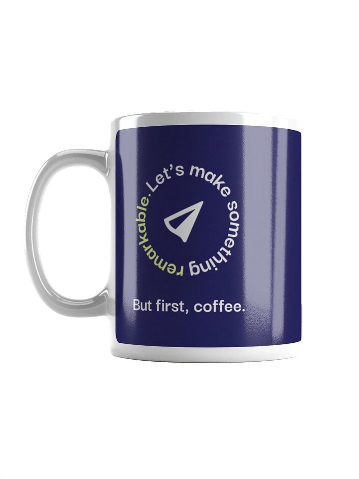 But first, coffee Mug: Navy product image (1)