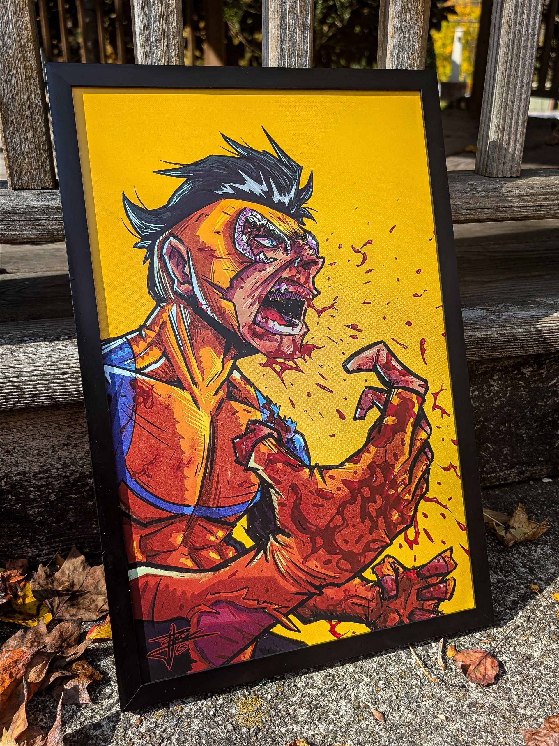 "Bruised, Not Beaten" | Invincible Art Print product image (4)