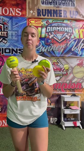Here are three tools I use during pitching lessons to help improve spin!

#spinpitches #dropball #curveball #riseball #softba...