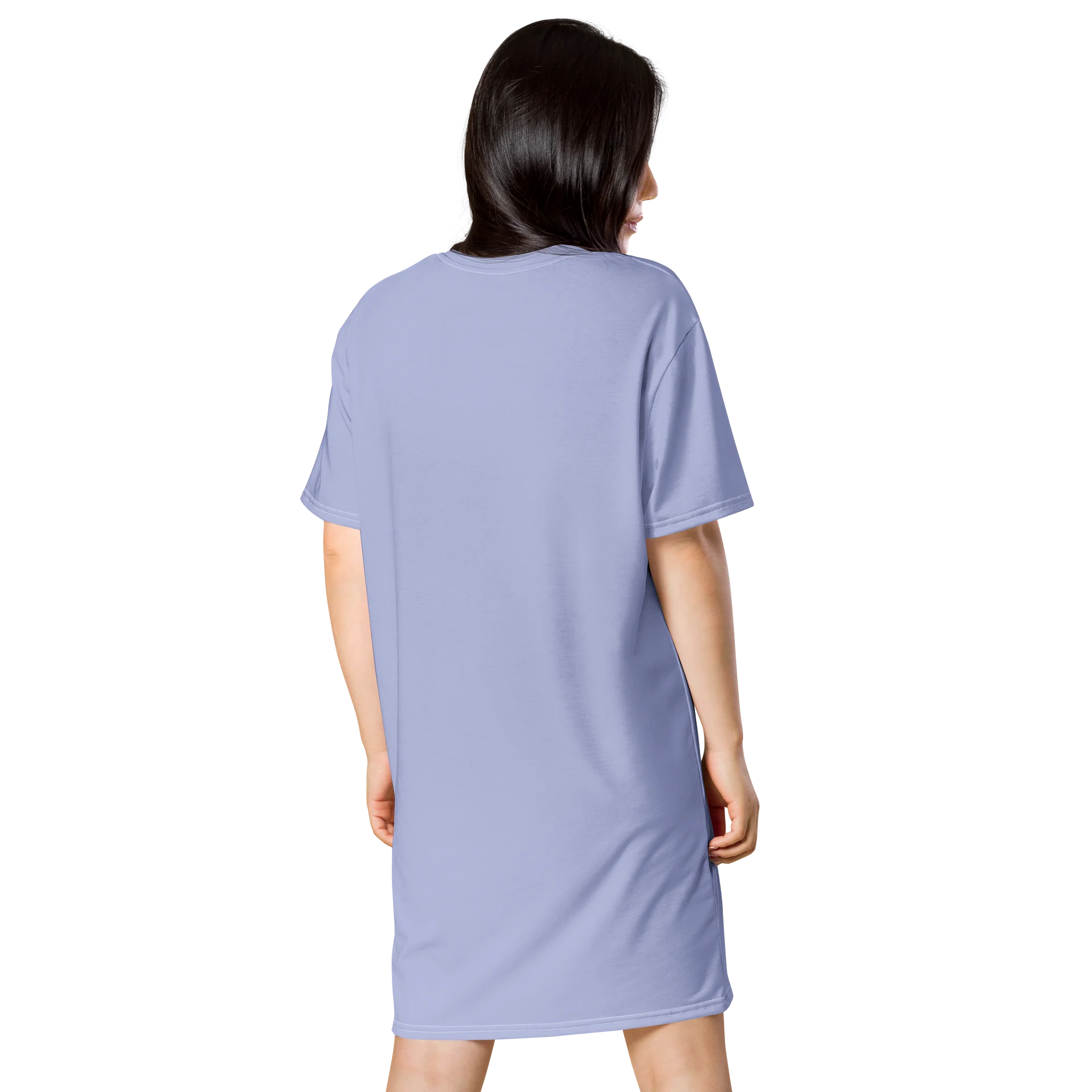Lavender All-Over Print T-Shirt Dress product image (2)