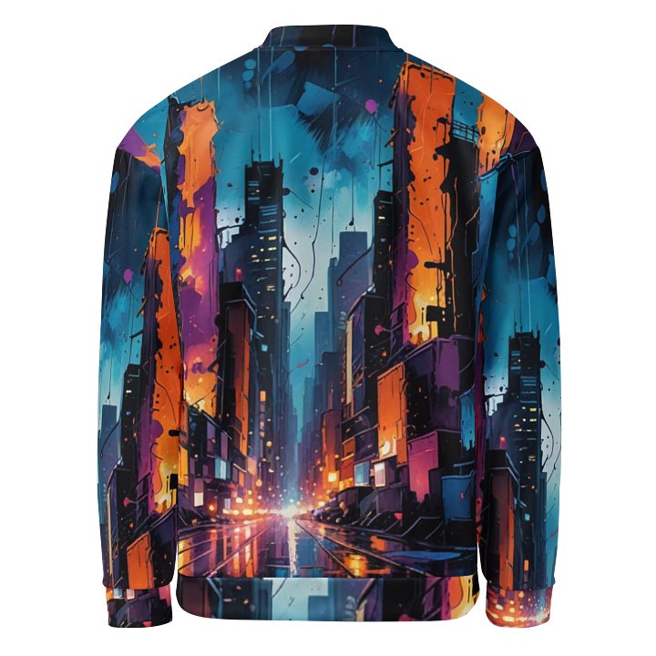 Abstract City 1 Bomber Jacket product image (2)