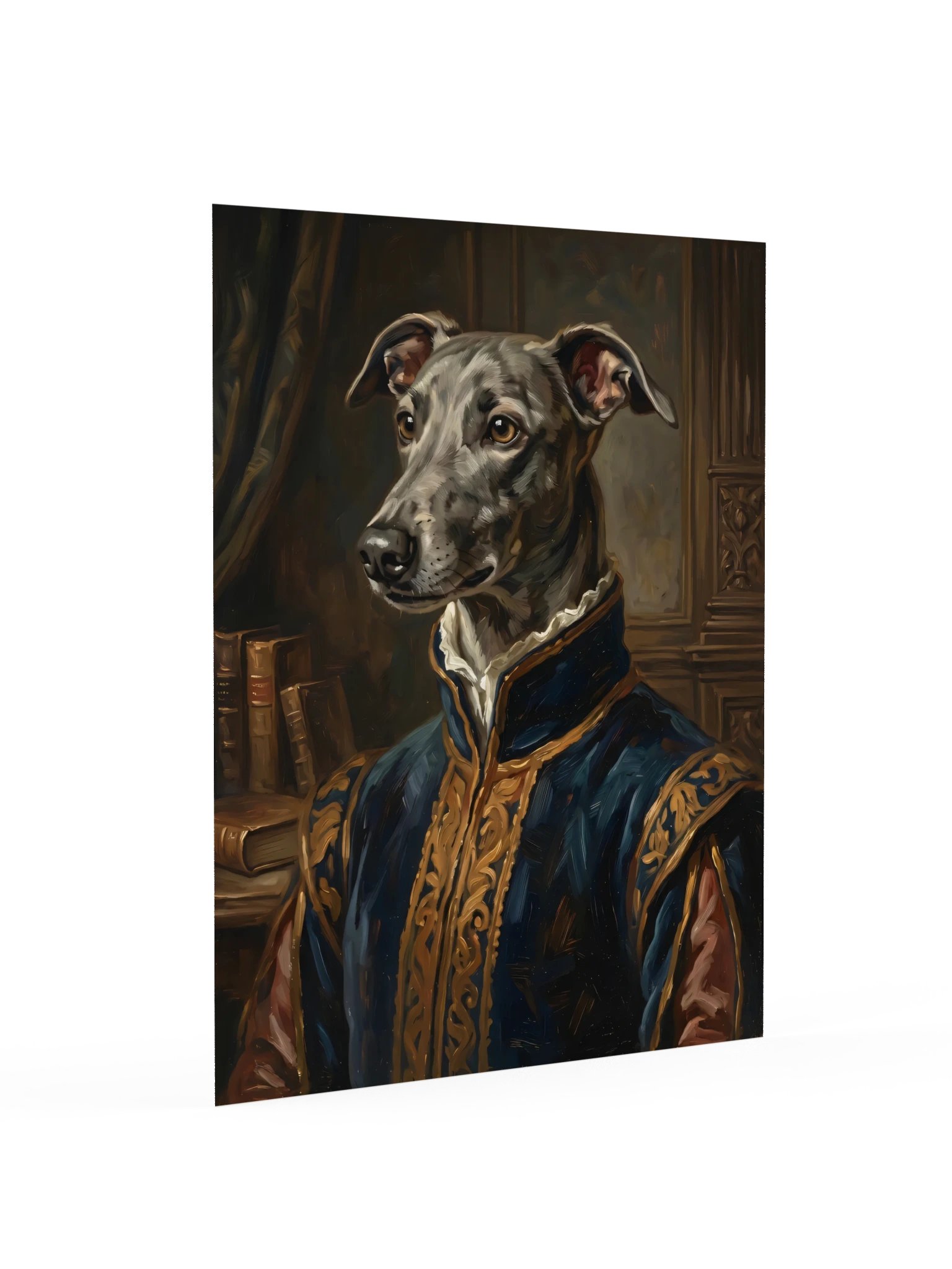 Greyhound in Blue Poster product image (16)