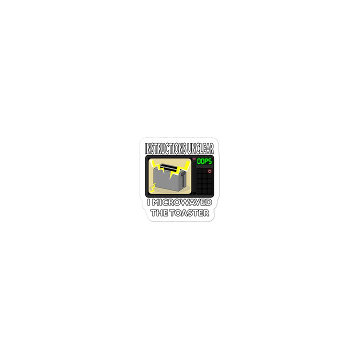 Instructions Unclear Sticker product image (1)