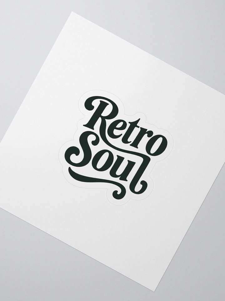Retro Soul Kiss Cut Stickers product image (2)