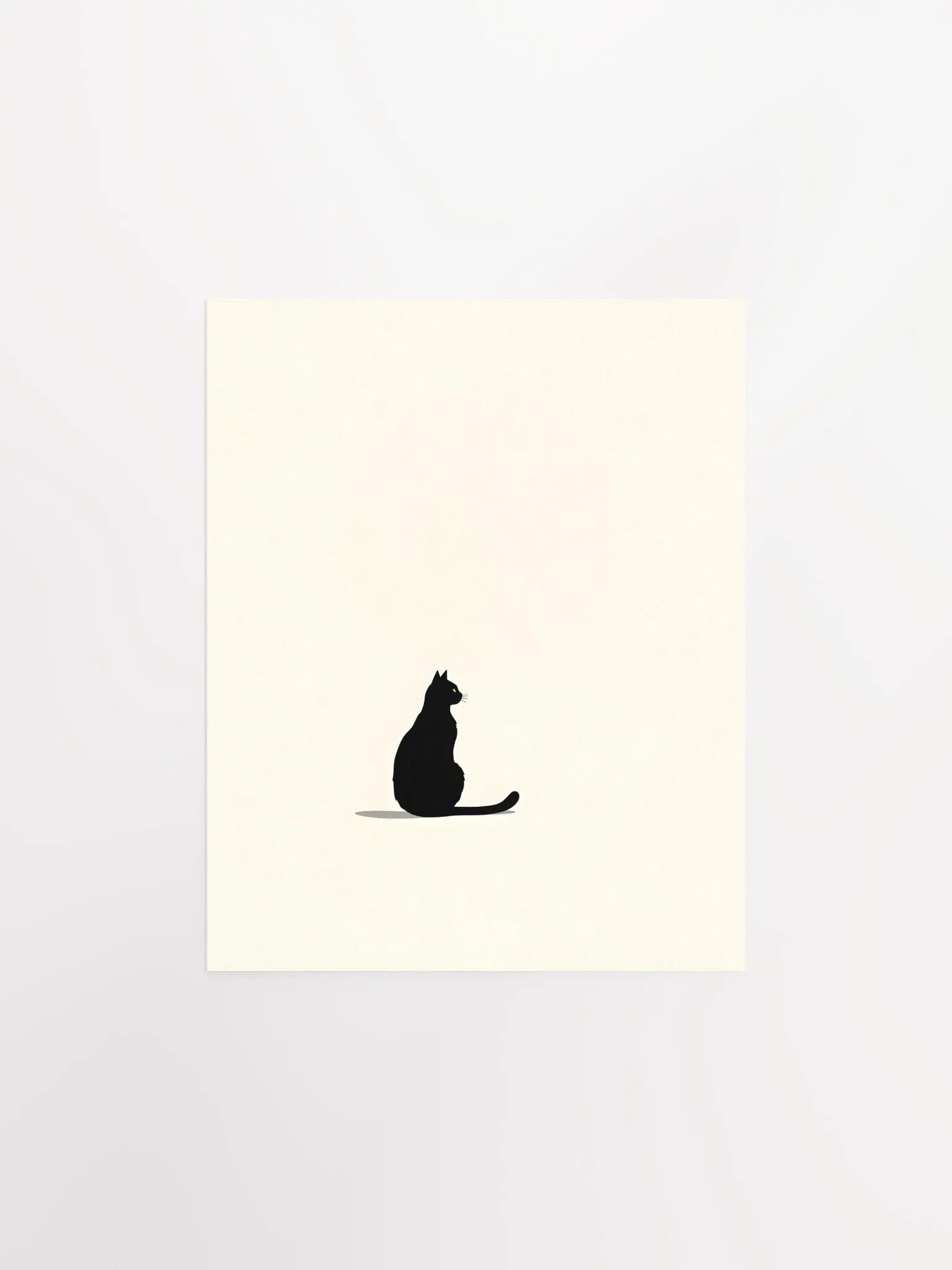 Elegant Black Cat Silhouette product image (2)