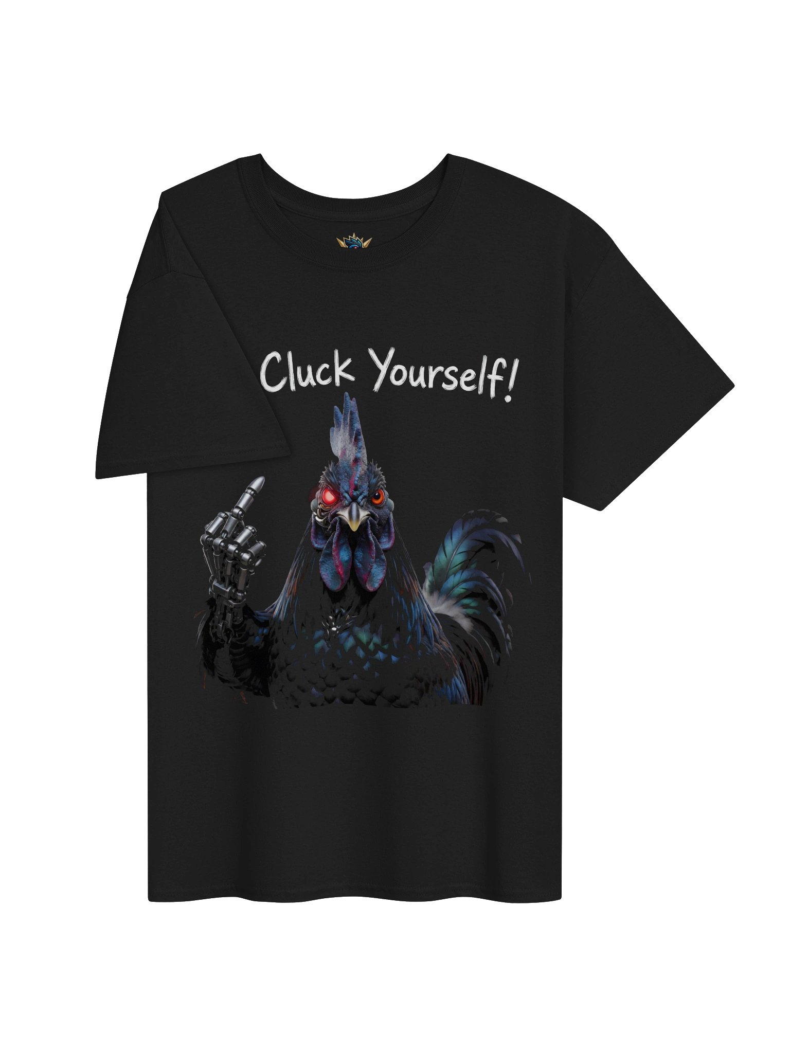 Go Cluck Yourself Robot Rooster Tee product image (3)