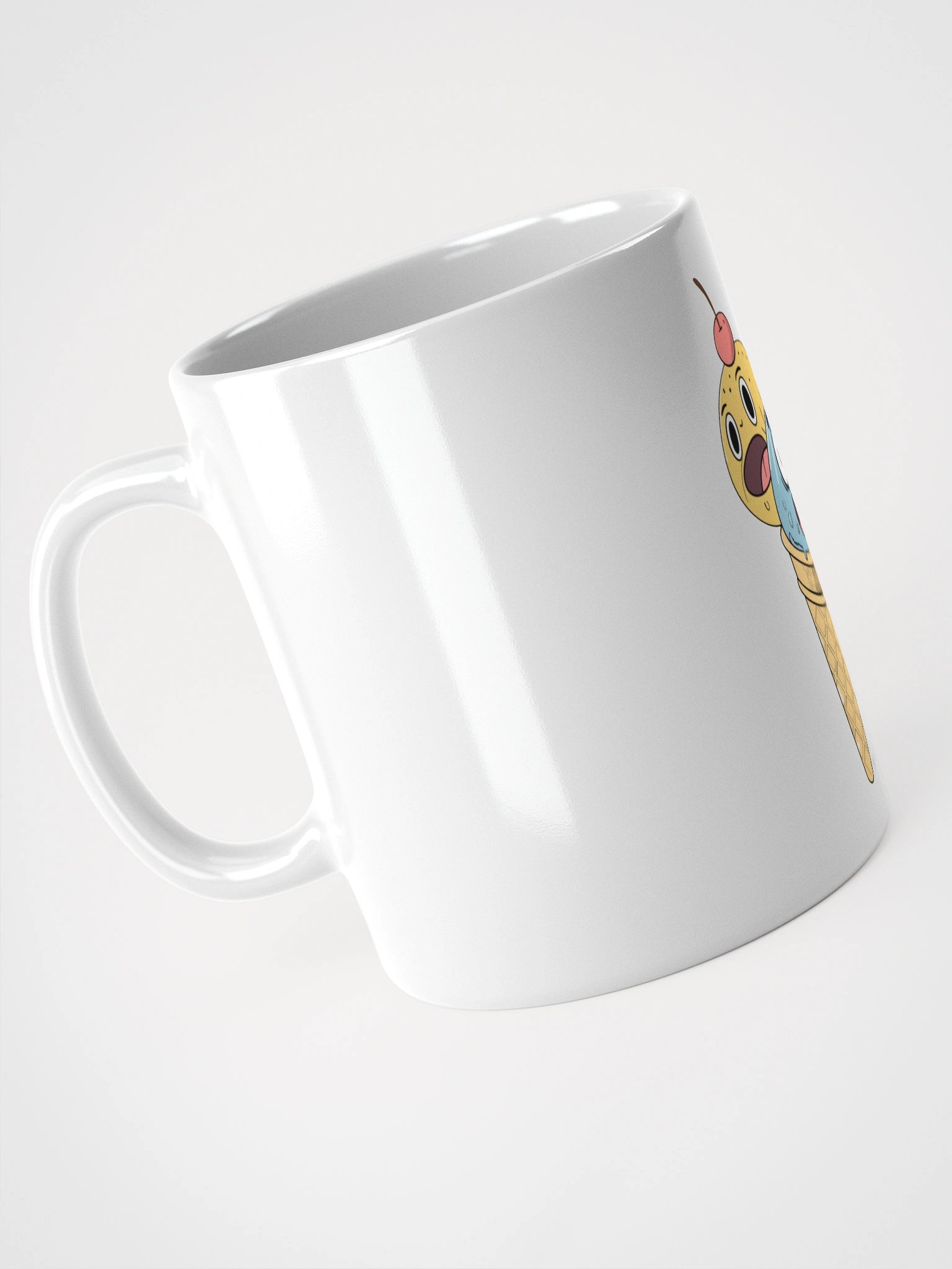 Double Scoops Surprise White Glossy Mug product image (7)