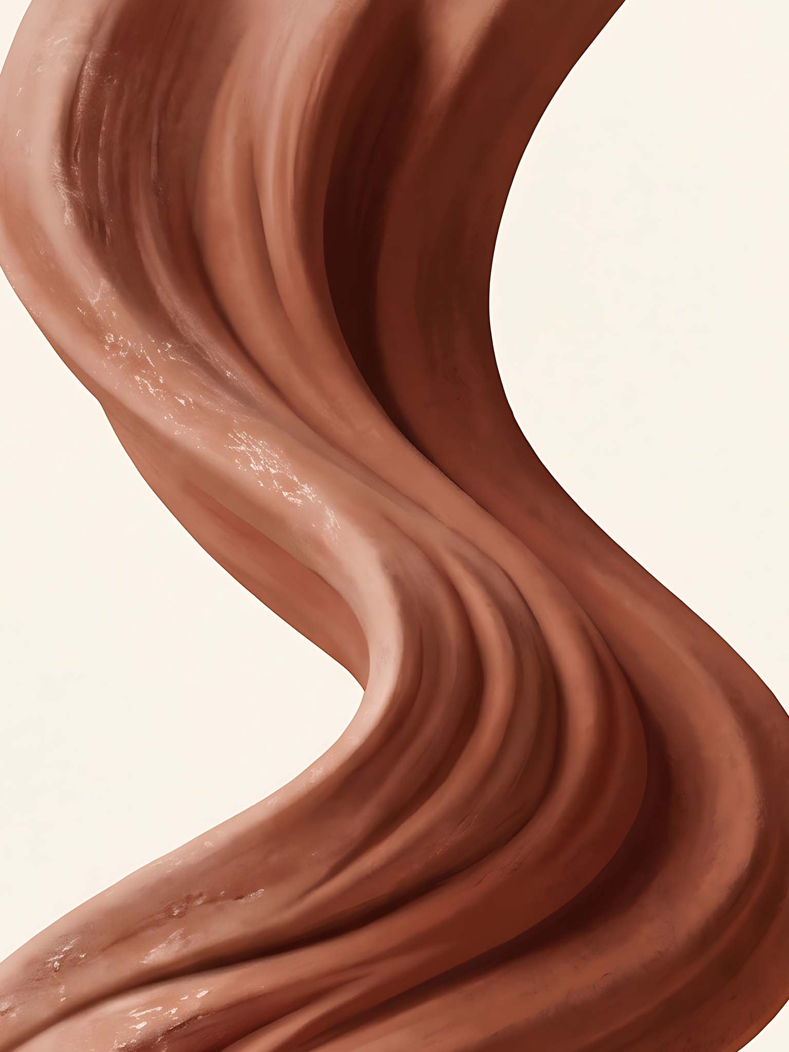 Terracotta Current - Abstract Organic Sculptural Wall Art product image (76)