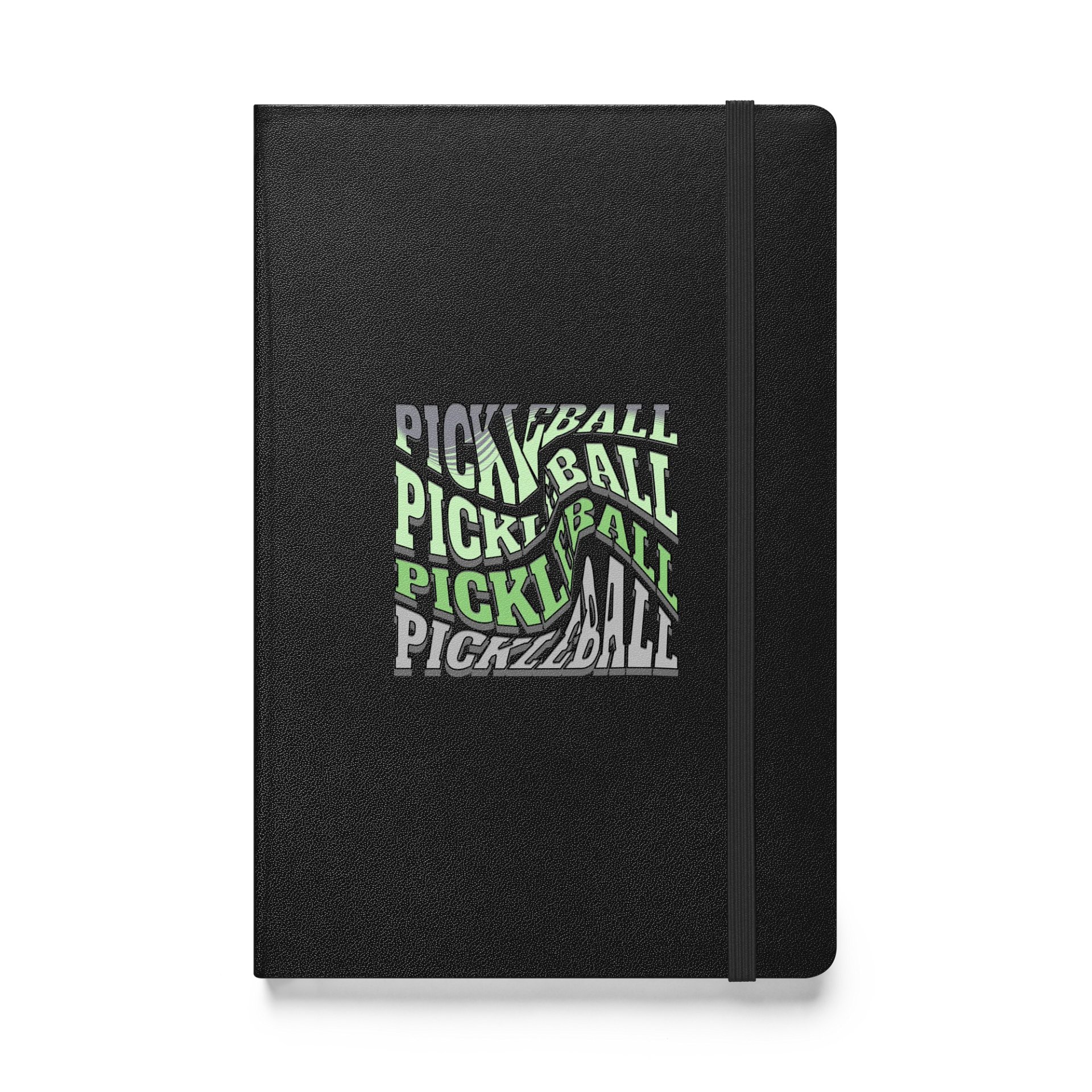 Swirl Pickleball Distortion Hardcover Notebook product image (1)