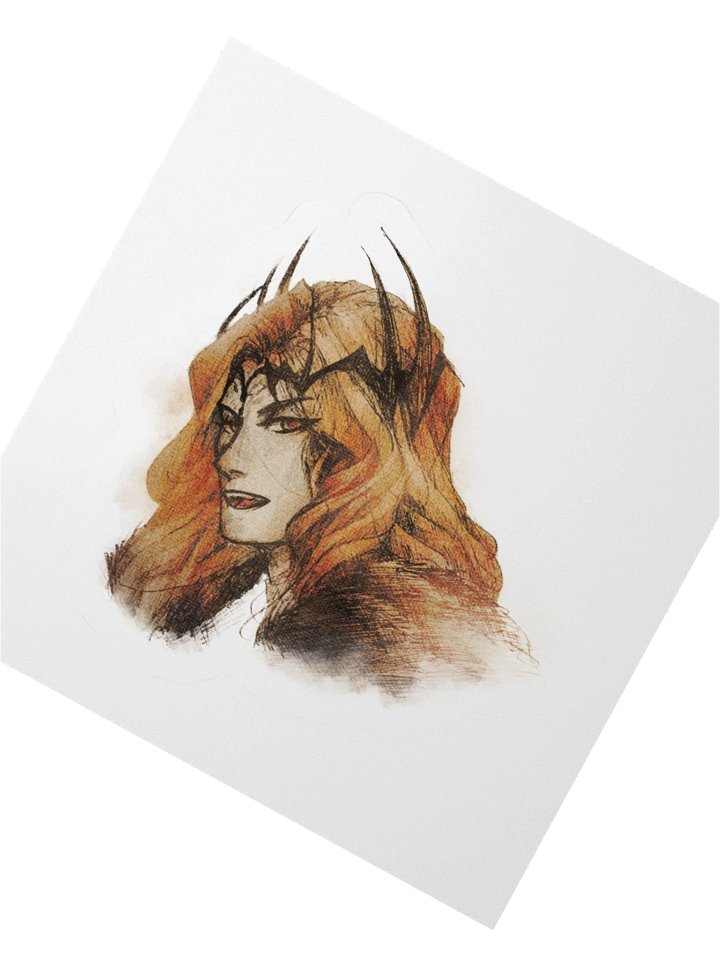 Mairon sketch - sticker product image (4)