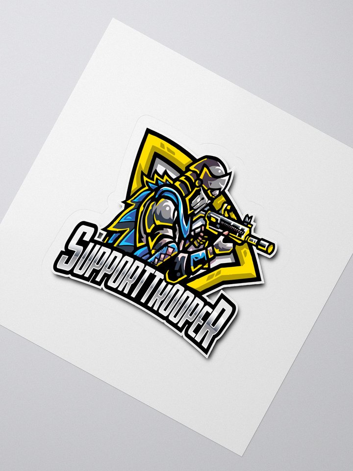 SupportTrooper – Classic Logo Vinyl Sticker (V1) product image (2)